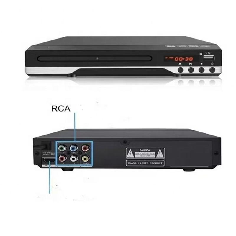 Disc Player Home Theater All Format Disc Compatible for Movies Music Video VCD Playback Home Theater Family Entertainmen