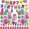 Magical Alphabet Lore Theme Balloon Pull Flag Set Birthday Party Decor Decorations Supplies