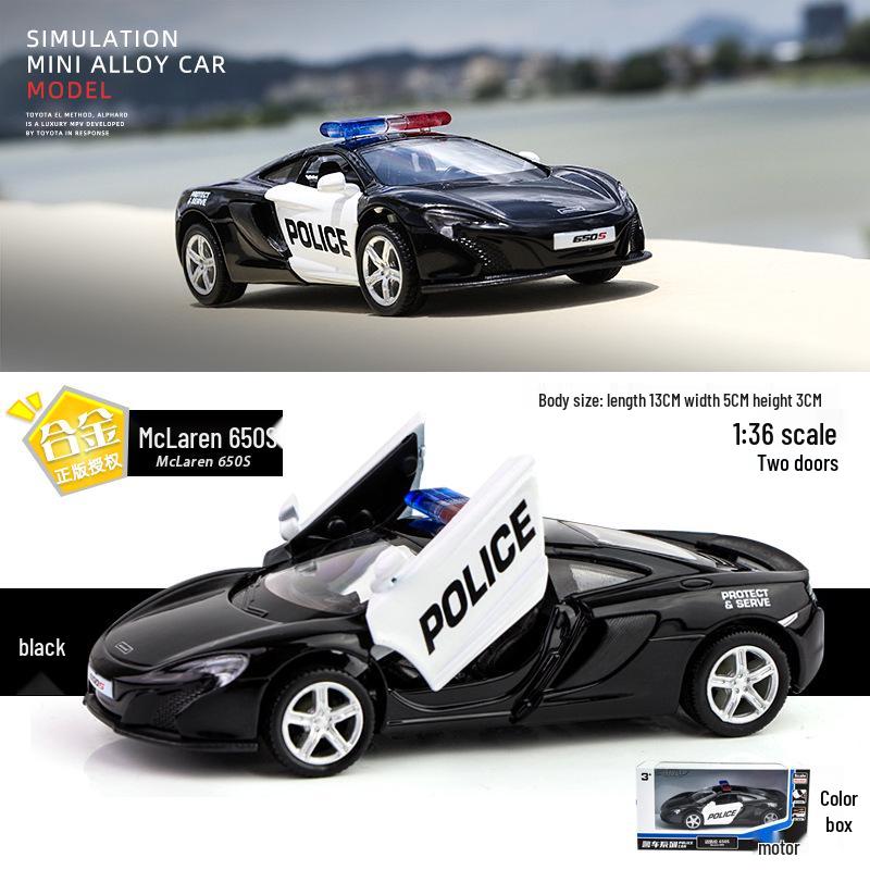 1:36 Special Police Alloy Toy Car Model Set
