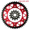 520 13T 45T 46T 47T 48T 49T 51T 52T Motorcycle Front & Rear Sprocket For HONDA XR250R XR 250 R 1996-2005