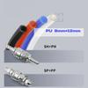 High Performances C Type Quick Connector For Air Tool Crafted From Wear Resistant Iron Ideal For Various Applications