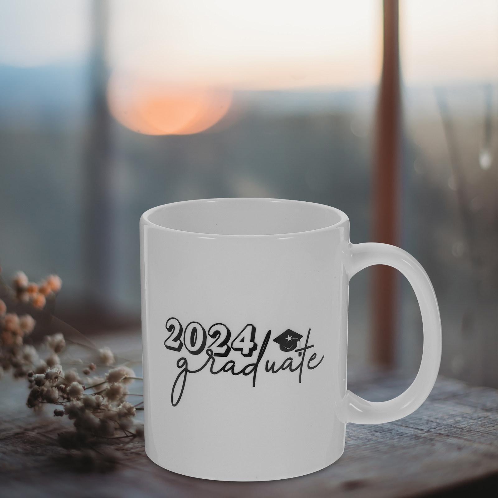 

Graduation 2025 Ceramic Mug Class of 2025 Commemorative Coffee Tea Cup Home Office Decorative Gift Dishwasher Safe Microwave other