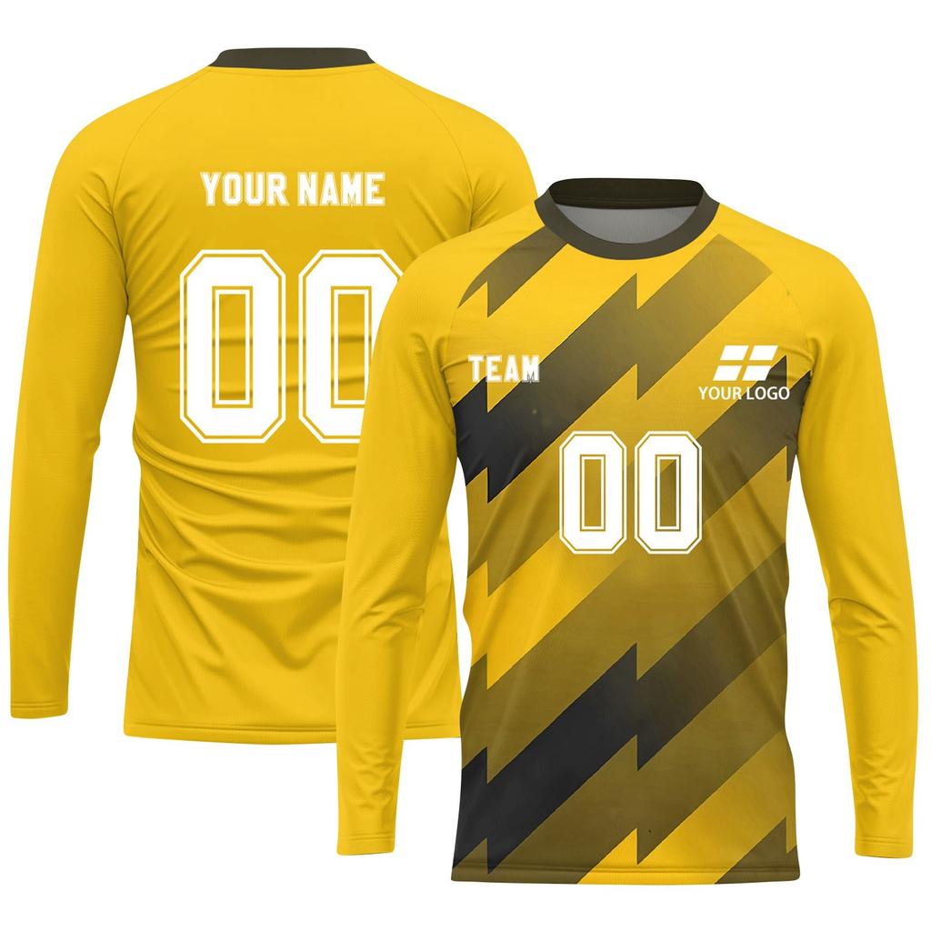 Men's Long Sleeve Athletic Jersey, Lightweight Sports Shirt, Quick Dry Top for Training & Team Sports