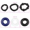 3Pcs adult products tricolor penis ring locking essence ring for men delay sex ring