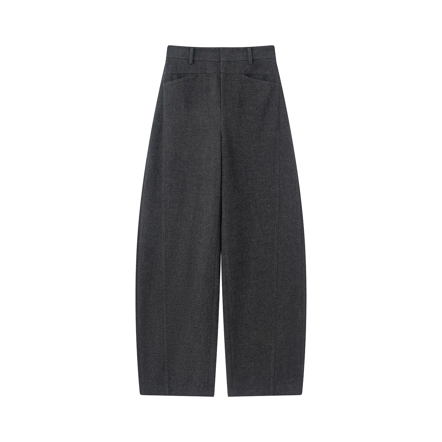 

2025 Winter High-End Versatile Casual Curved Leg Pants Extra Large