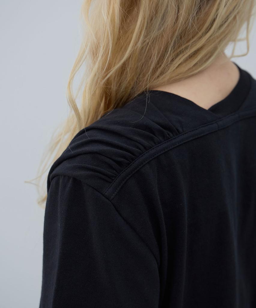 LCDC™ Asymmetric Sleeve Top (Black)