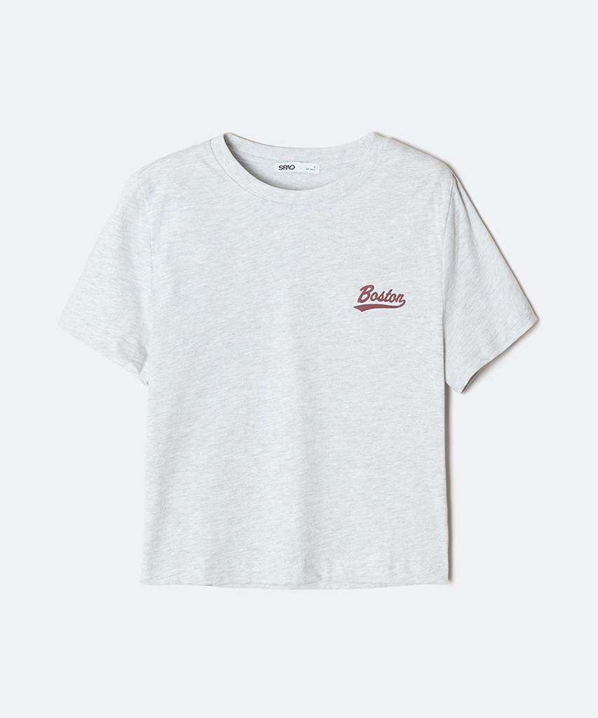 Seupao Boston Small Letter Crop Short Sleeve Tee_Sprpg24G71