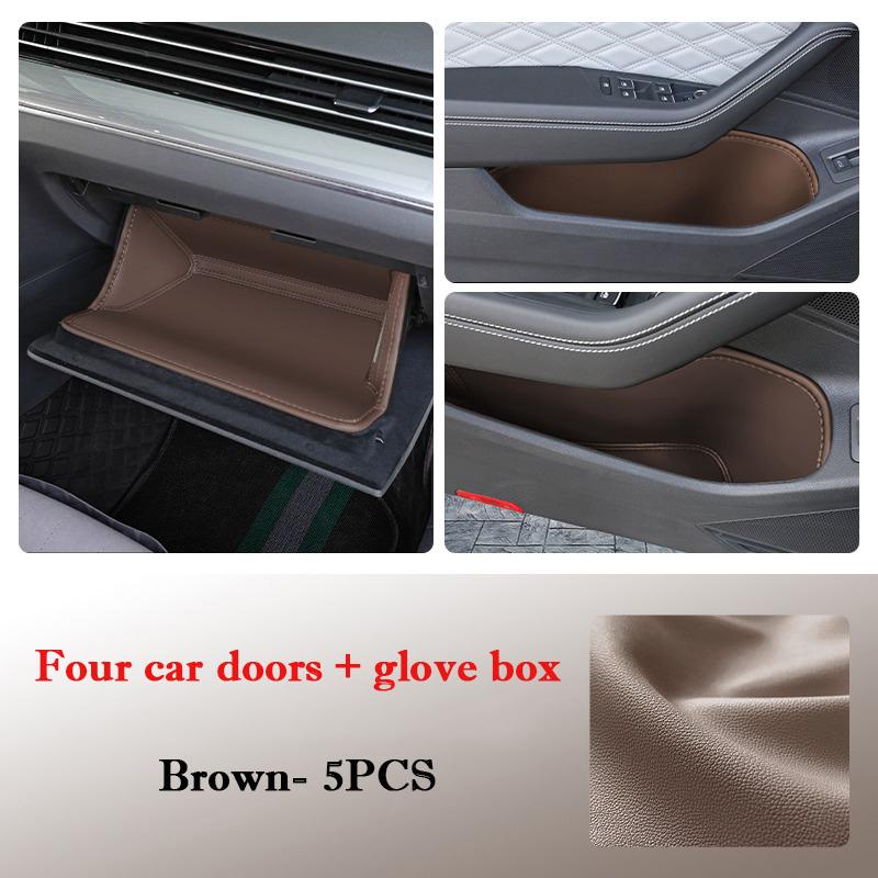 For Jetour Freedom 2026 Car Door Slot mats Storage Box Leather Protective Pad Glove Box WaterProof Mat Interior Accessories