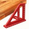 Multi-Angle Measuring Ruler, 45/90 Degree Plastic Carpenter Square & Miter Triangle Ruler,Woodworking Protractor Tools