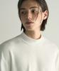 ROTEMBER Layered Mock Neck Knit T-Shirt [Off-White]