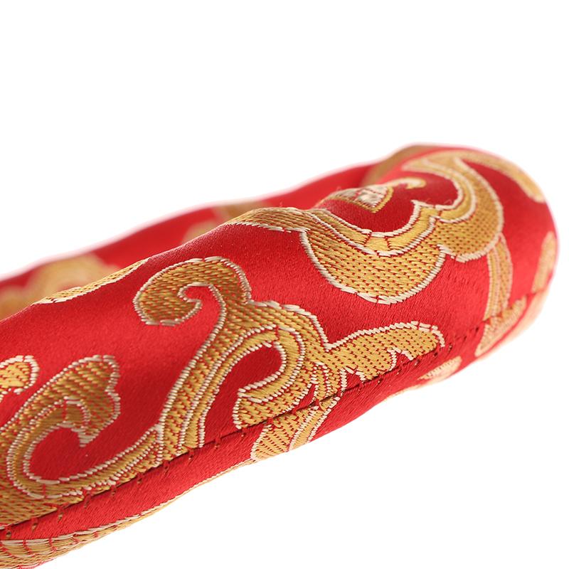 8/10/12cm Kırmızı İpek Yastık Minder Buddha Ses Kasesi Altlığı Tibet Singing Bowl İçin Nepal'de Kase Minderi Budizm Ürünleri