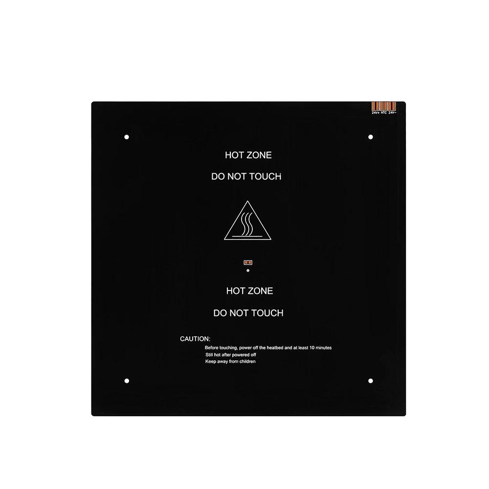 

Детали 3D-принтера MK3 Горячий стол Новейший алюминиевый нагреваемый стол для поддержки горячего стола 12 В/24 В 310*310*3,0 мм для горячего стола Creality CR10 310x310 Without line