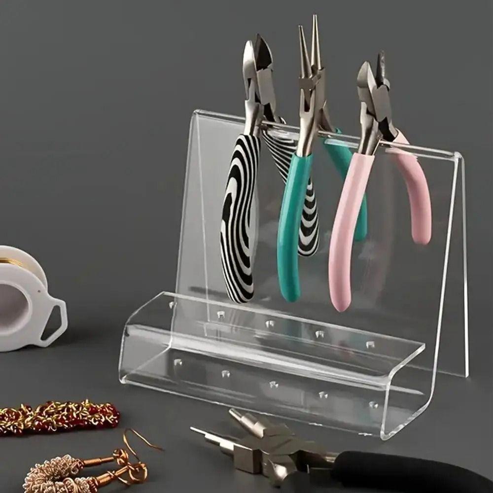 Space Saving Design Acrylic Pliers Holder Modern Crafting Tool Holder  Tongs Organizer