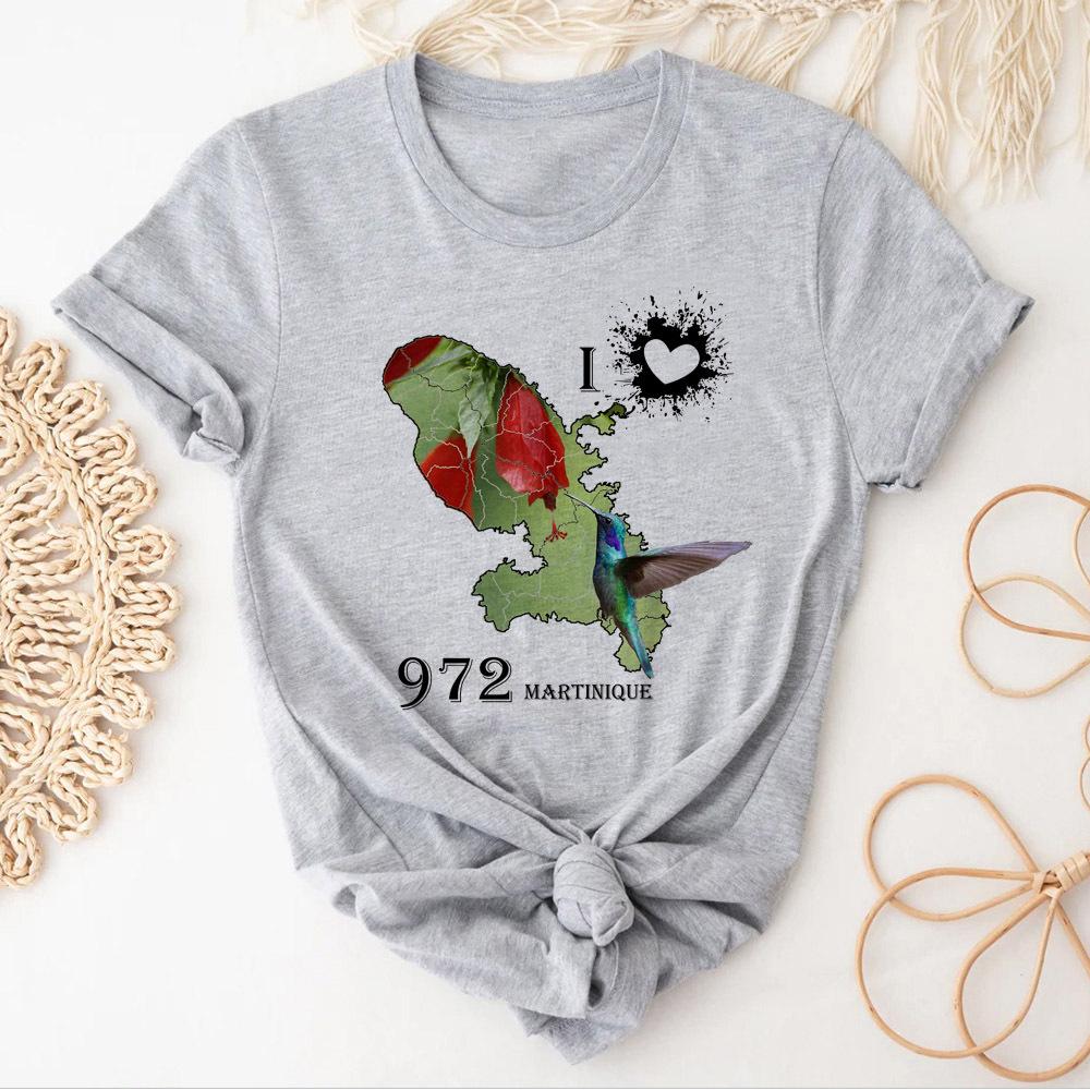 

Martinique t-shirt teen Pop Culture 2000s korean clothes Breathable t shirt University harajuku Grunge Punk hip hop Classic S