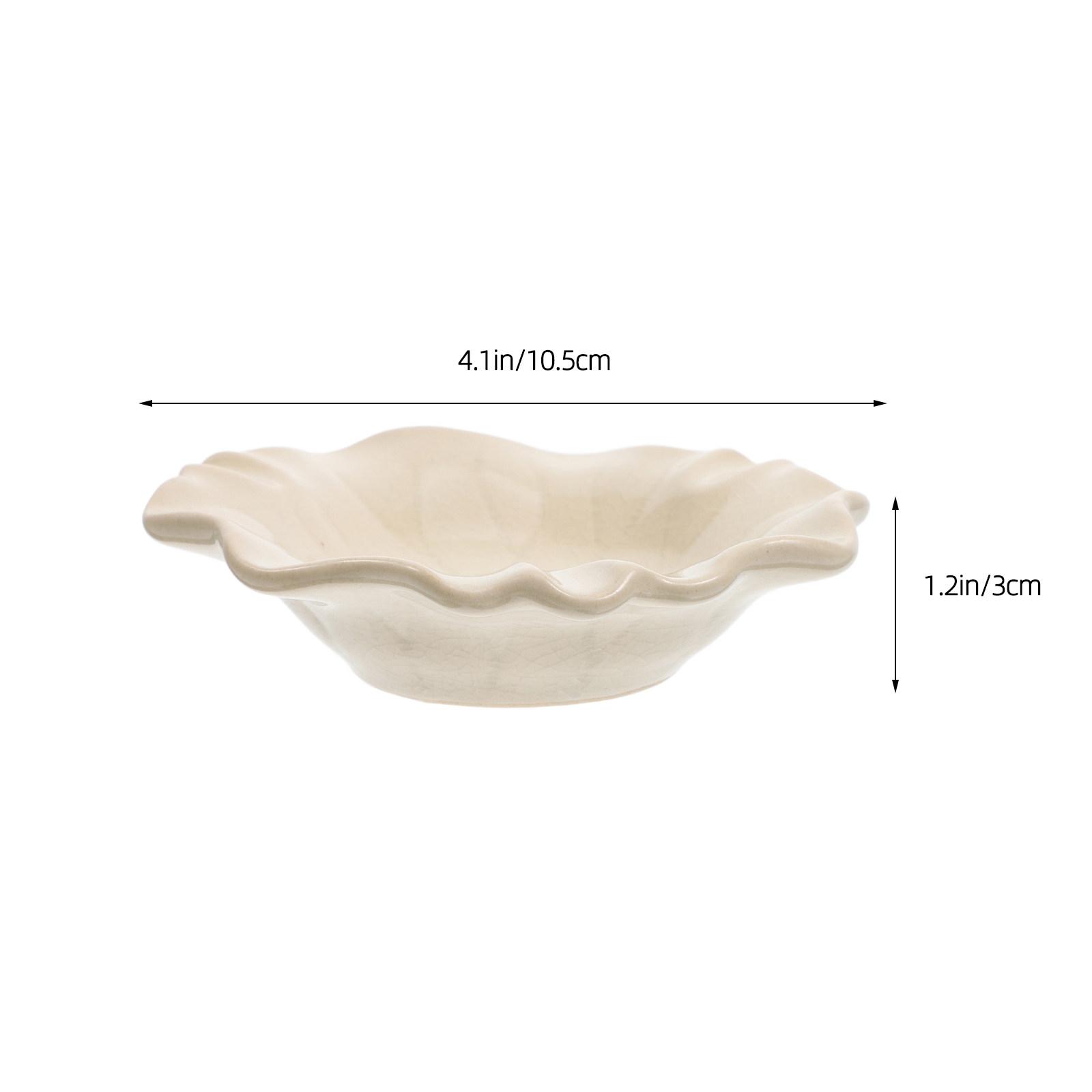 Ceramic Essential Oil Plate Aromatherapy Bowl Essential Oil Bottle Tray Spa Beauty Salon Mixing Dish Safe Healthy Aromatherapy