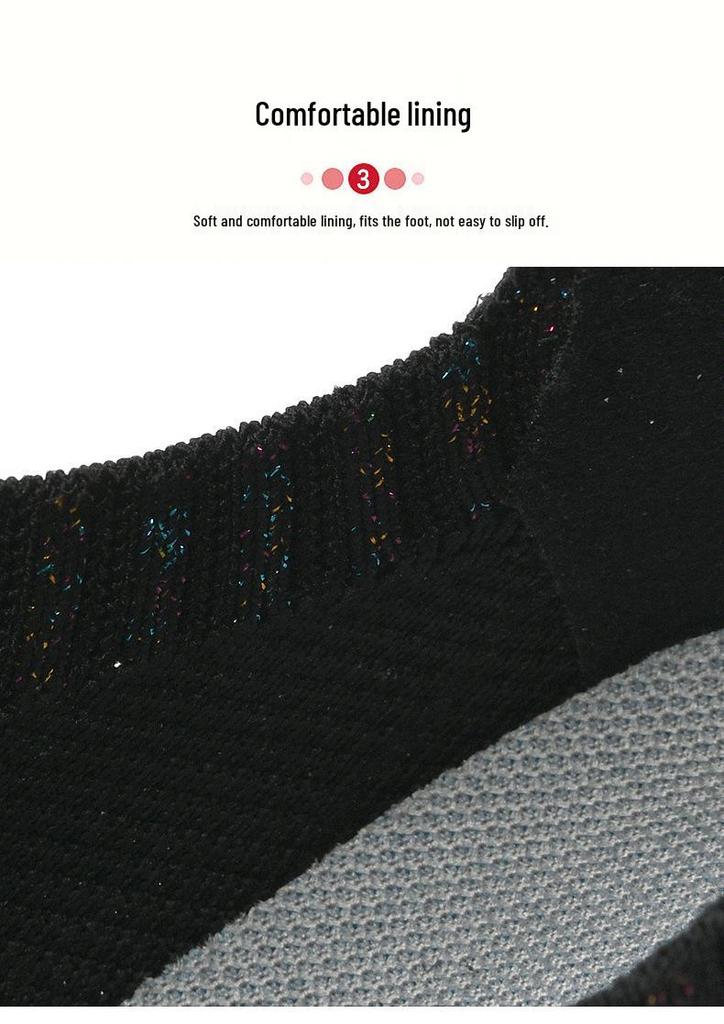 Men's Summer Breathable Fly Knit White Sports Shoes with 7cm Height Increase