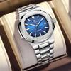 Luxury Fashion Mens Watches Automatic Business Waterproof Simple Ultra-Thin Watches Men Mechanical Wristwatches Relogio Masculino+Box