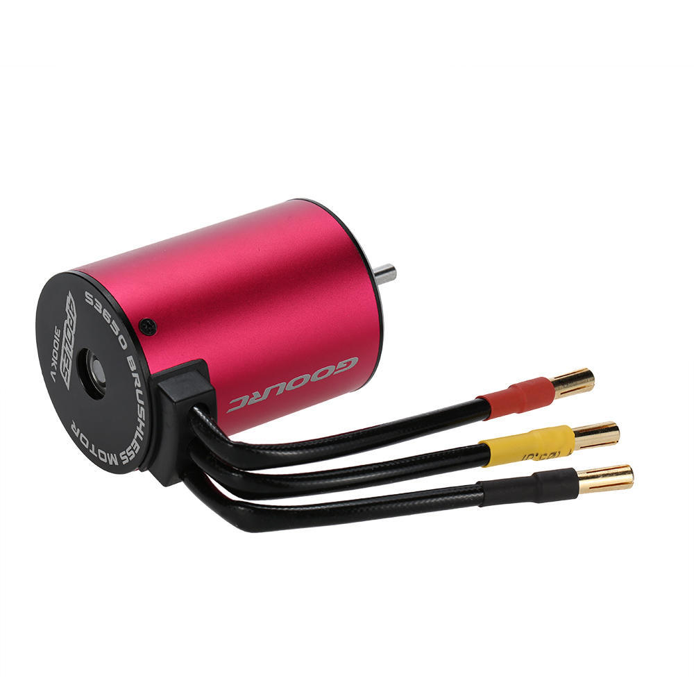 Original GoolRC S3650 3100KV 4 poler børsteløs sensorløs motor for 1/10 RC bil lastebil