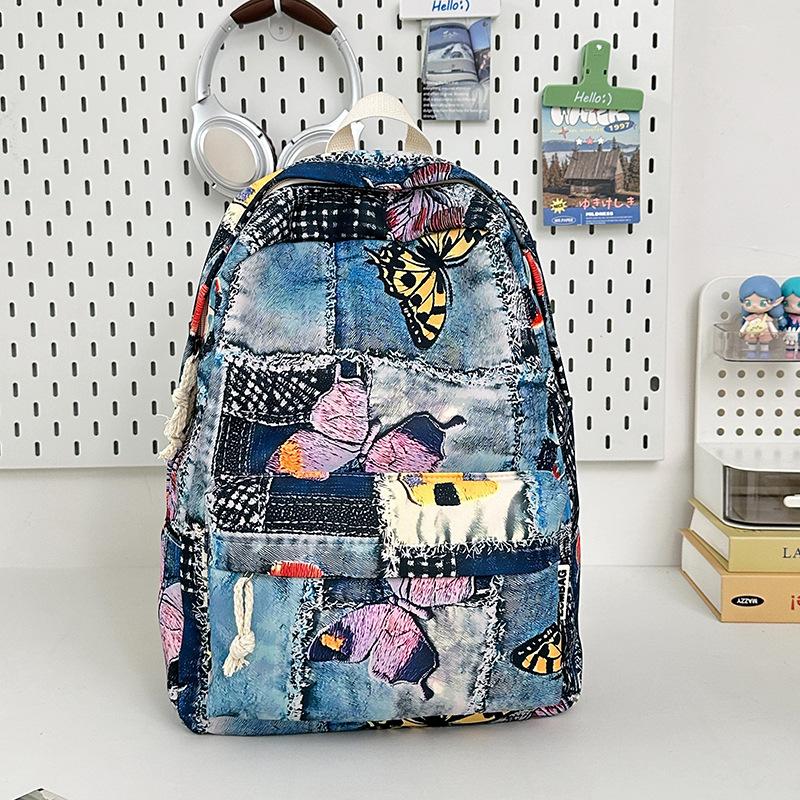 Neuer hochwertiger fauler Stil personalisierter Batik-bemalter Rucksack für Mittelschüler, leichter Rucksack mit großem Fassungsvermögen