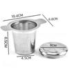 1PCS Reusable Tea Leak Stainless Steel Filter Coffees Infuser Basket Tea Strainer Teapot Cup Filter Multi- Teapot Infuser Leak