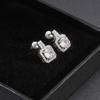 BELLA BOX Bling CZ Zircon Women Stud Earring Delicate Shape Wedding Engagement Party Bridal Earrings High Quality Jewelry