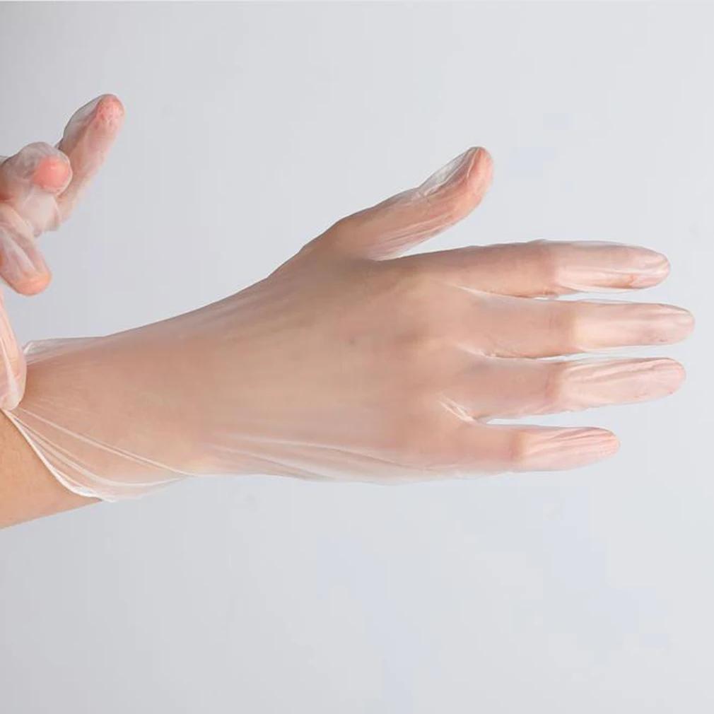 

Новые одноразовые перчатки, пищевые пластиковые перчатки для ресторана, кухни, барбекю, экологически чистые пищевые перчатки, перчатки для фруктов и овощей, 100 шт./компл. L