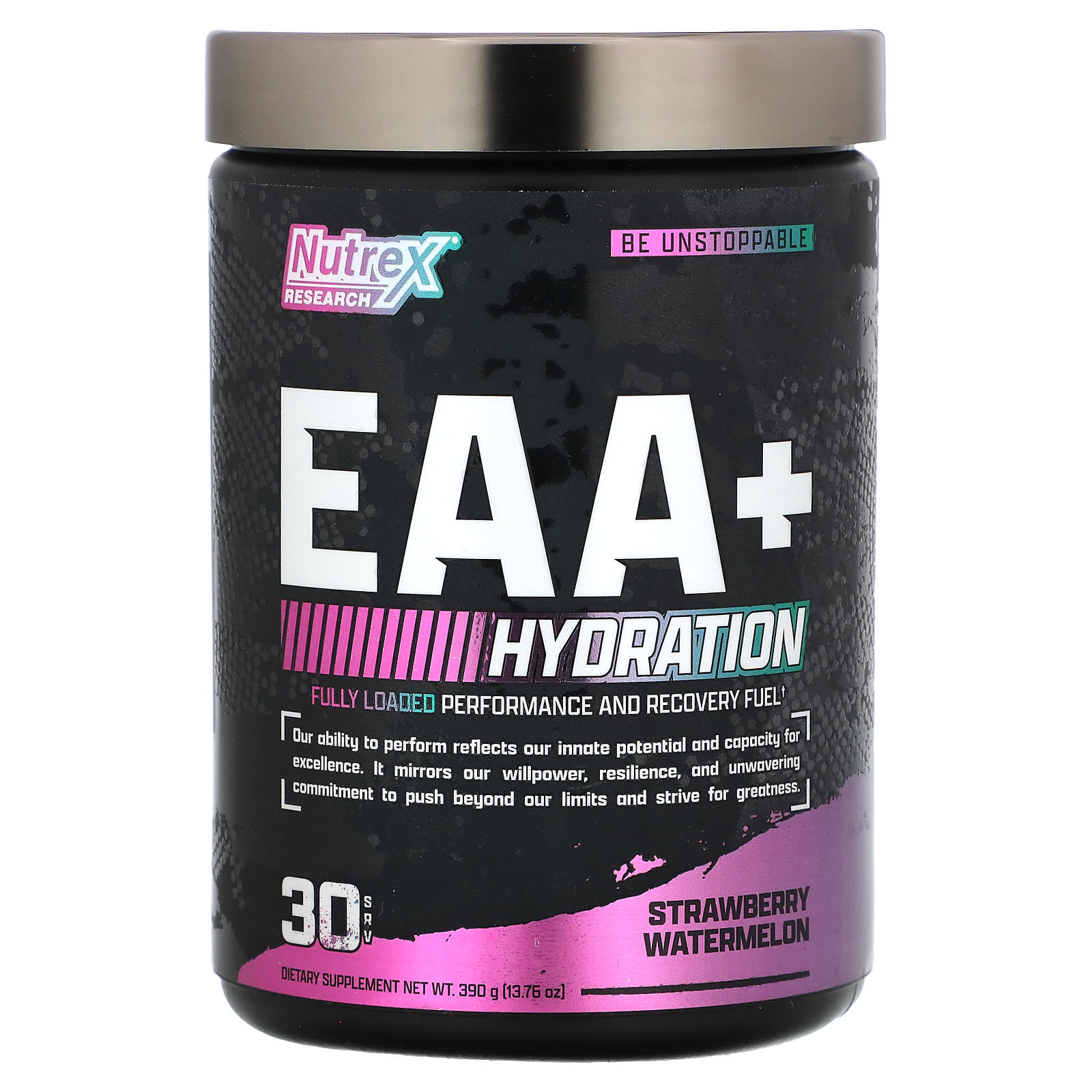 

Nutrex Research, EAA and Hydration, Strawberry Watermelon Flavor, 13.76 oz (390 g)