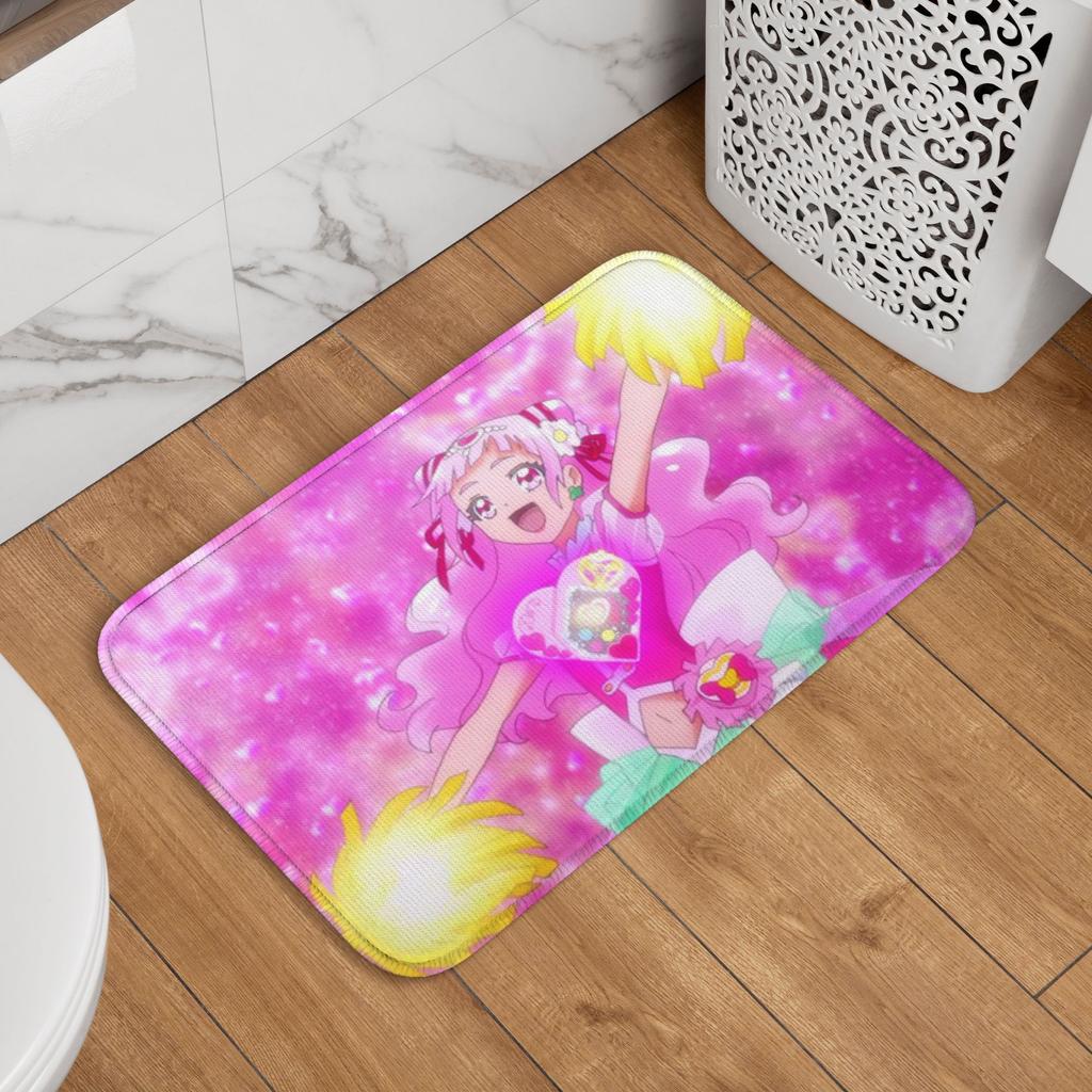 Custom Pretty C-Cures Doormat Non-Slip Entrance Welcome Kitchen Bath Floor Door Mat Sweet Angel Toilet Living Room Carpet Rug