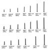 Round Head Truss Head Flat Head Screws Assortment - 485 Pcs #6 #8 #10