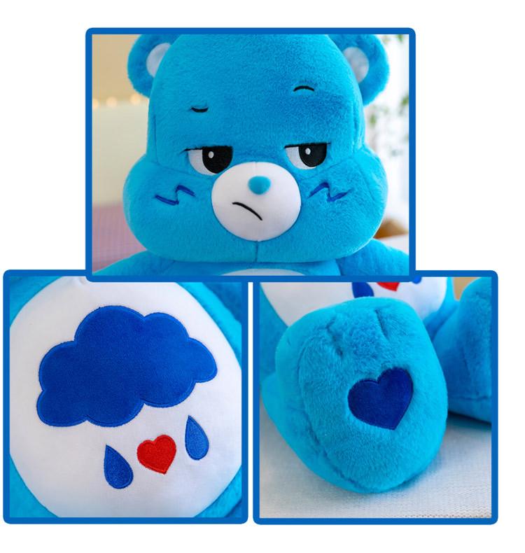 Creative Rainbow & Angry Bear Plush Toy - Cartoon Doll, Perfect Children's Birthday Gift