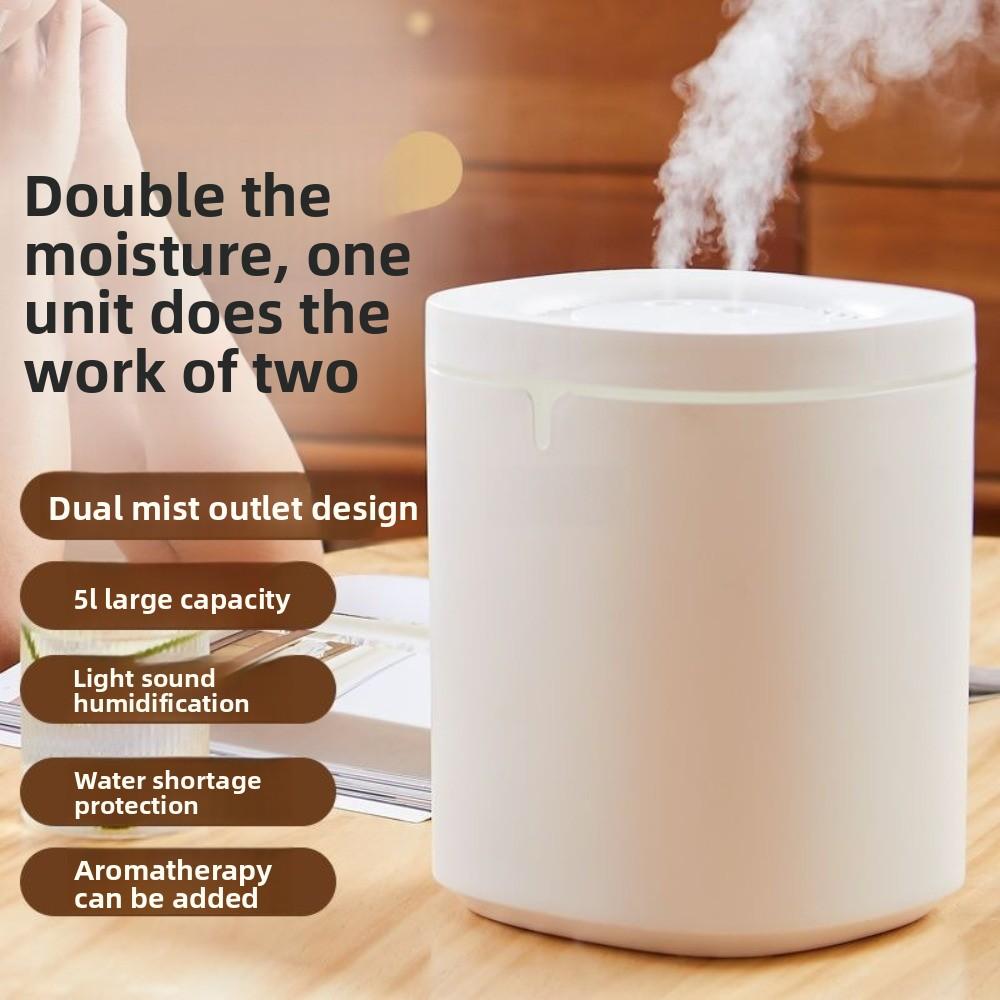 5L Desktop Cool Fogger Quiet Cool Mist Air Purifier Essential Oil Diffuser  Bedroom Ornament