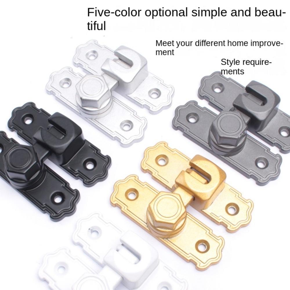 90 180 Degree Sliding Door Catch Safety Door Bolts Kids Safety Lock Door Buckle  Locking Hardware