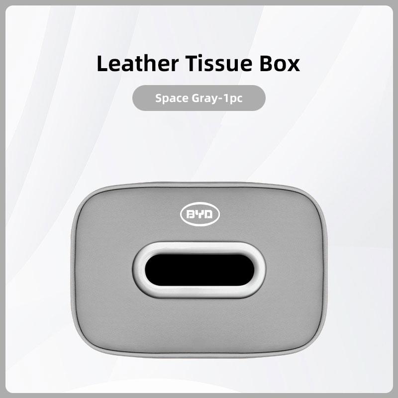 High-capacity Car Interior Tissue Box Kleenex Storage Bag Accessories For BYD Tang F3 E6 Atto3 Yuan Plus Song Max F0 G3 I3 Ea1