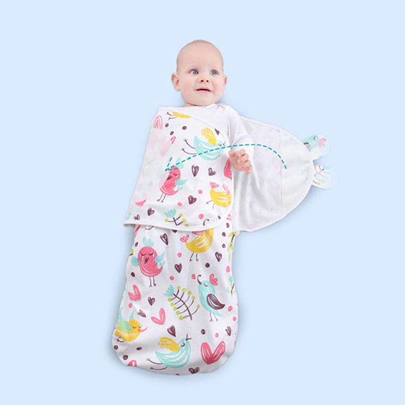 Baby Soft Snuggle Swaddling Blanket Newborn Warm Sleeping Bags Swaddle