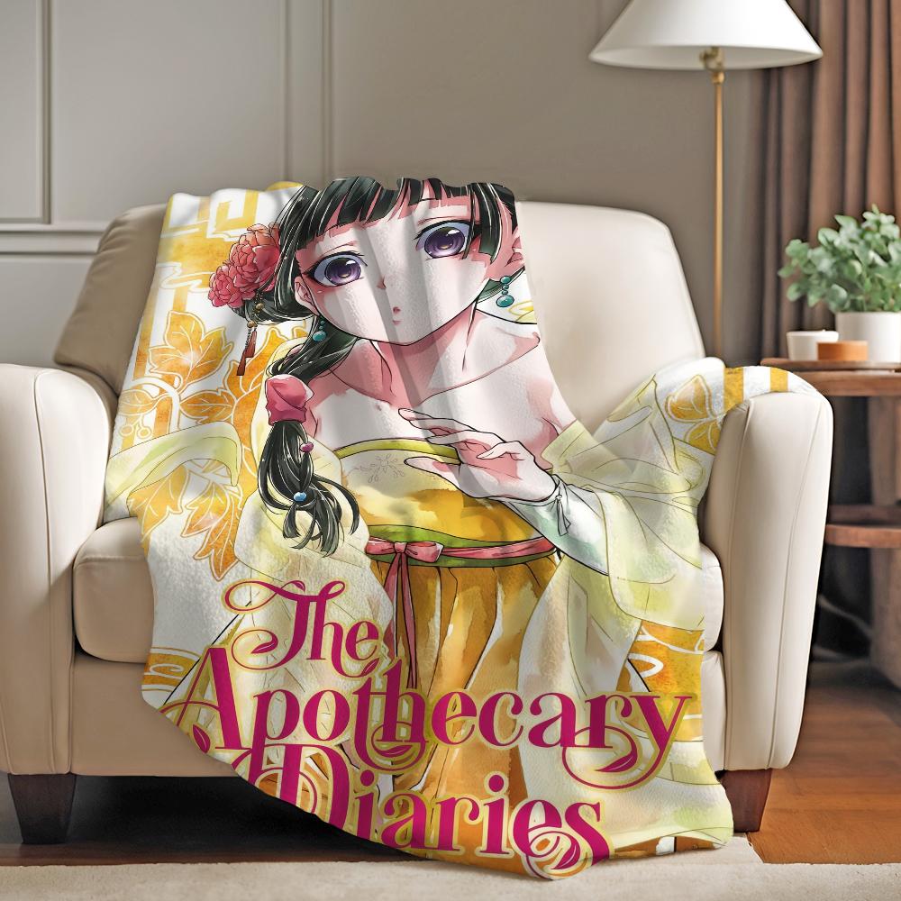 Anime The Apothecary Diaries Decke Weich und Hautfreundlich für Sofa Bett Nickerchen Tagesdecke Ganzjahresdecke