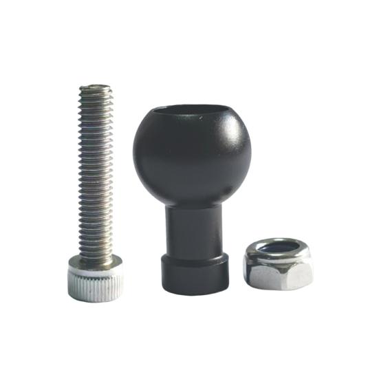 17mm/25mm Kulehodeadapter Enkel Justering M6/M8/M10 Bolt Kulehodeadapter Telefonholder Biltilbehør