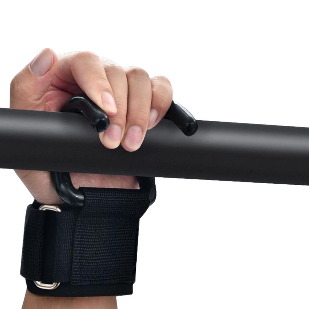 Pull Up Horizontal Bar Assistance Hooks Weights Lifting Anti Slip Hooks Hand Bar Wrist Strap Wrist Supports Wrist Protection