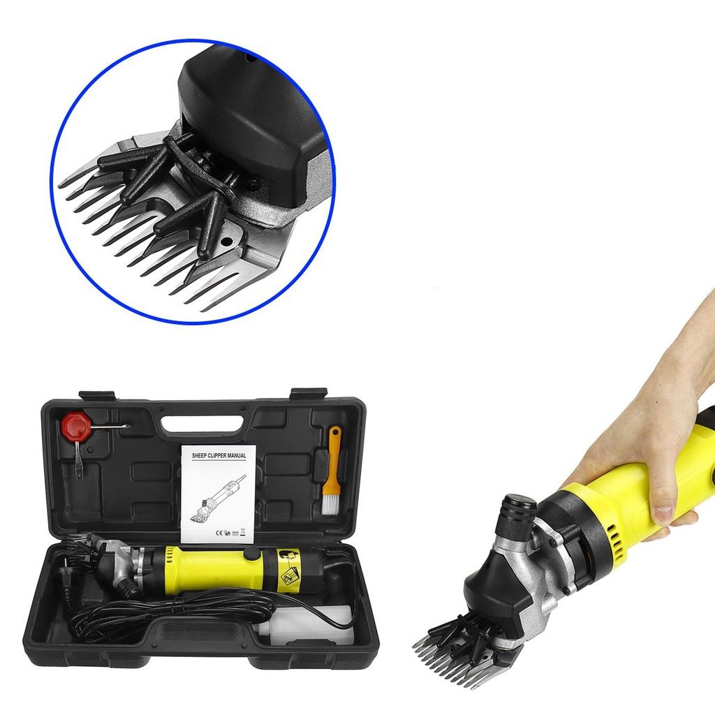 2000W 6 Gears Speed Wool Scissor Cut Machine With Case Trimmer Tool Electric Sheep Goat Shearing Machine