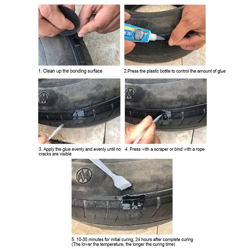 Rubber Glue Black Paste Instant Heatproof Super Glue Waterproof Wear-resistant Non-corrosive Car Instant Strong Tools Adhesive