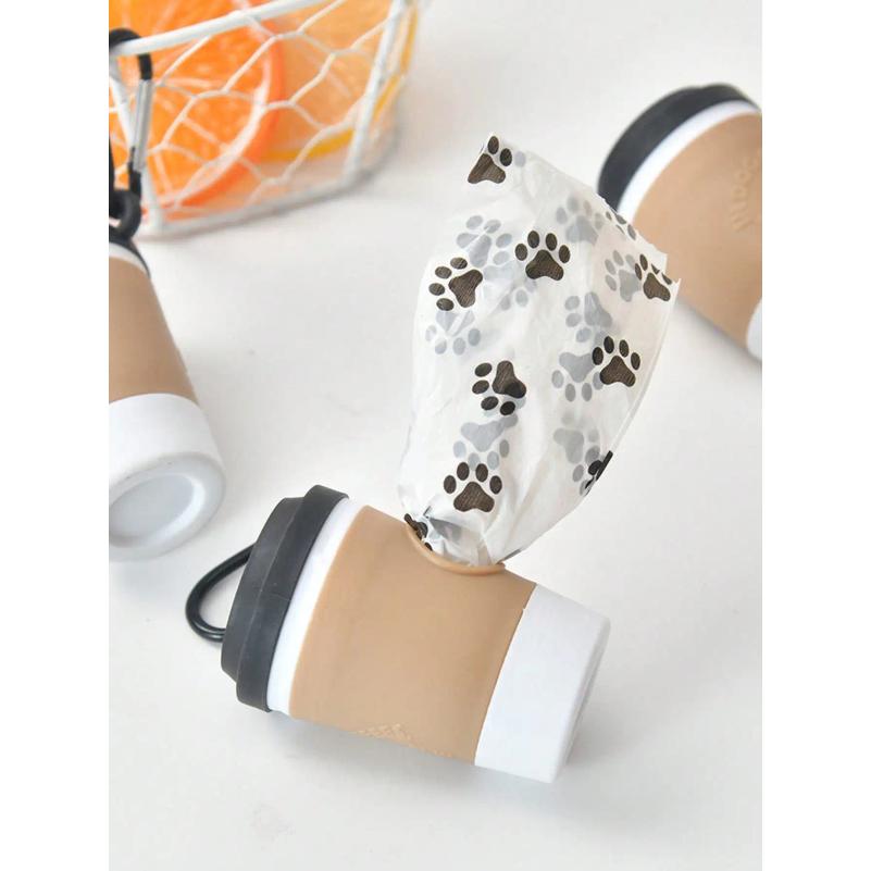 Coffee Cup Pet Waste Bag Dispenser, Portable Outdoor Dog Walking Poop Bag Holder Wholesale Available