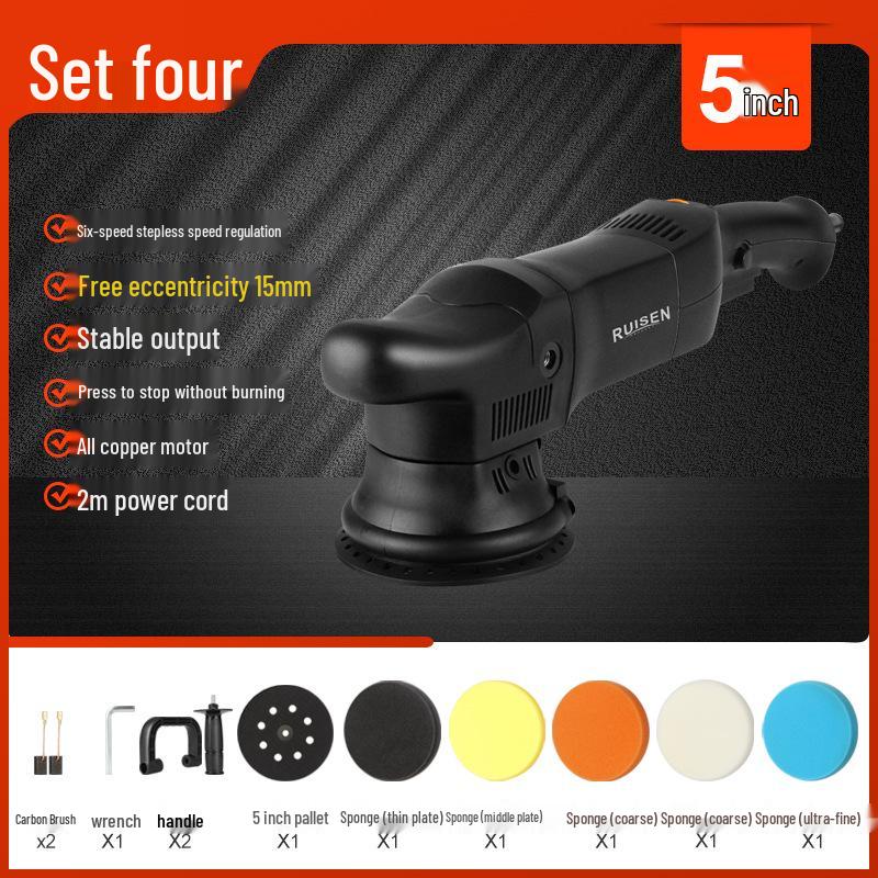 Mașină de lustruit și ceruit auto cu excentric dublu-ax personalizabilă 220V