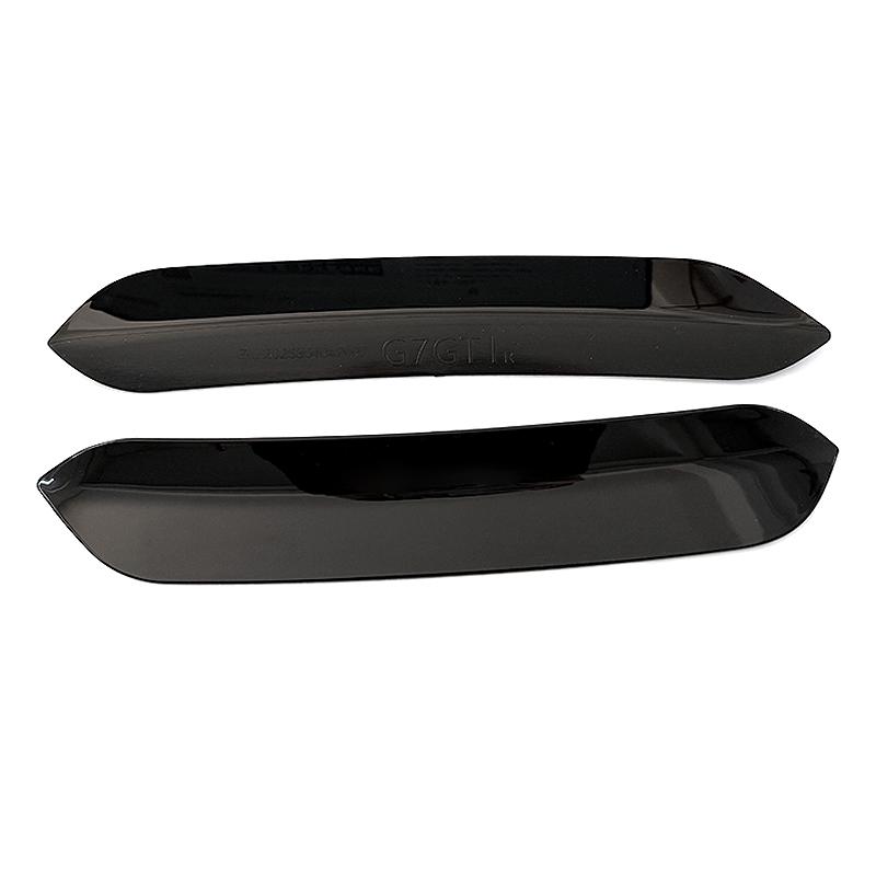 For Oettinger Style Car Roof Spoiler Extentions Flaps Rear Wing for VW Polo Golf 6 7 MK6 MK7 7.5 R GTI GTD R-LINE Glossy Black