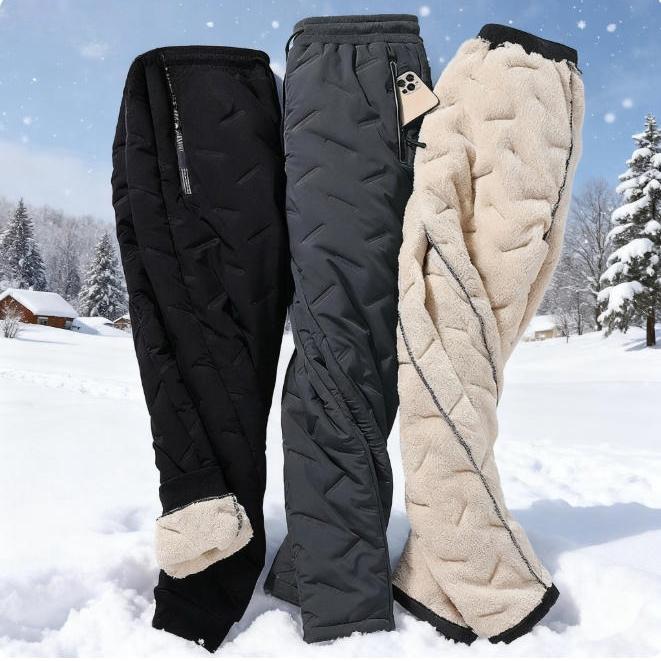 Tlusté teplé fleecové tepláky Muži Joggers Sportovní oblečení Běžné tepláky