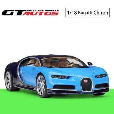 1/18 Mérleg Welly Bugatti Chiron ötvözet autómodell fröccsöntött fém játékjárművek Autómodell Nagy szimulációs kollekció Gyermekajándékok