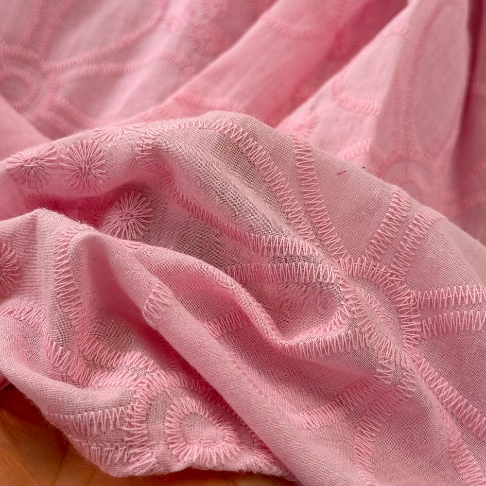 Fashion Dress for Women Square Collar Puff Sleeve A-line Floral Texture Vestido Womens Solid Color Folds Dresses Summer Dropship