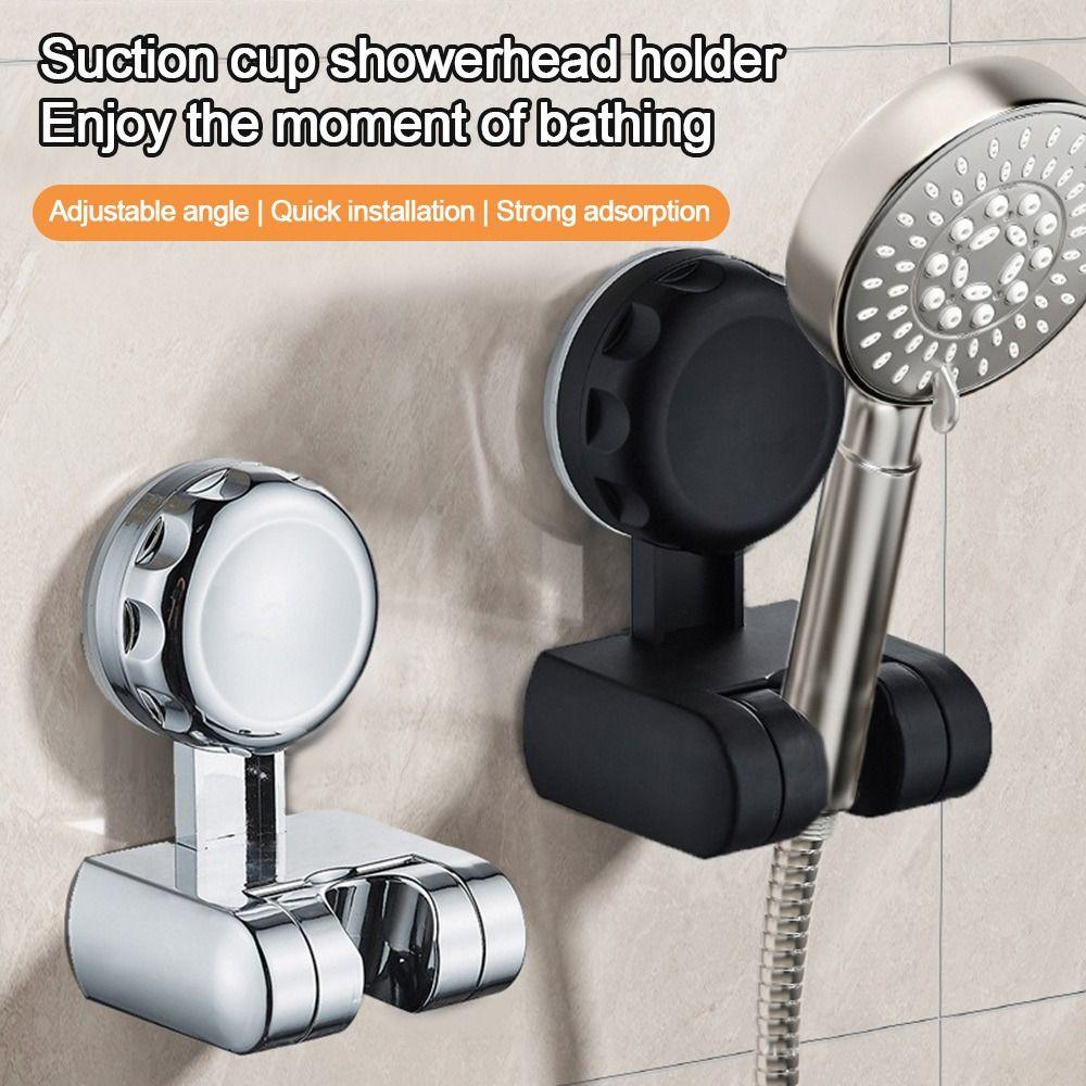 Suction Cup Shower Head Holder Wall Mounted Handheld Sprayer Support Bathroom Accessories