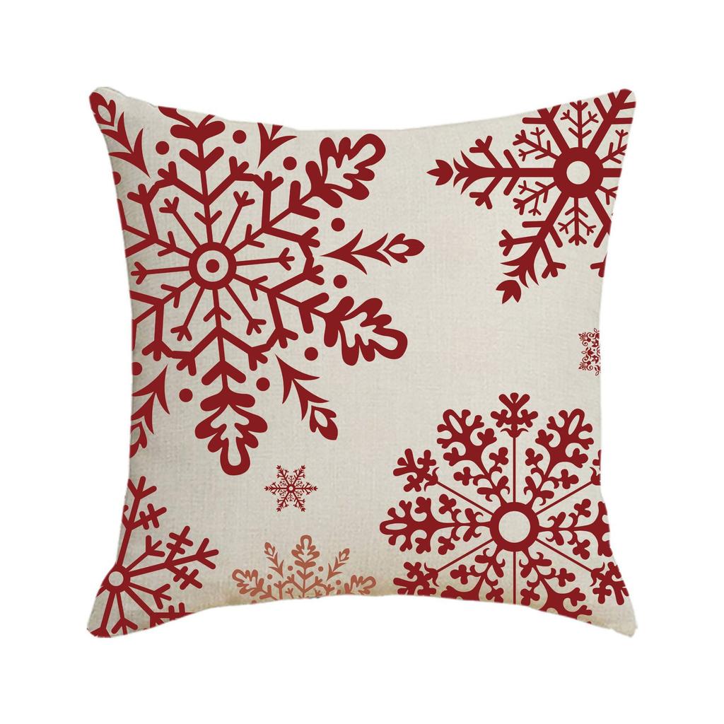 New Christmas Pillow Cover, Festive Pillow, Cushion Cover, Gift Backrest Cover, Waist Cushion Cover