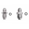 Heavy Duty M16 and M18x1.5 Adapter Pair Crafted From Corrosion Resistant Aluminum Alloy for Motorcycle Car Air Conditioning Units