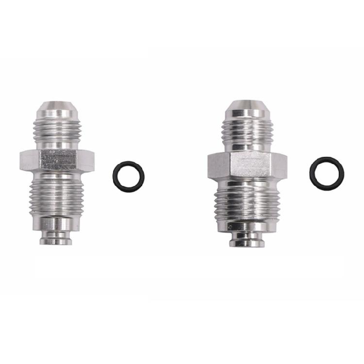 Heavy Duty M16 and M18x1.5 Adapter Pair Crafted From Corrosion Resistant Aluminum Alloy for Motorcycle Car Air Conditioning Units