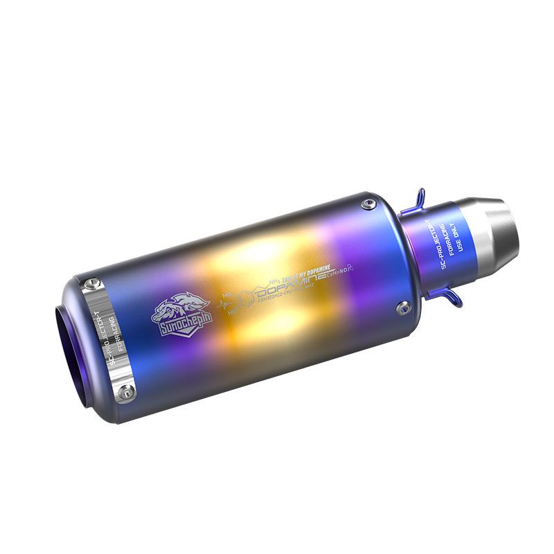 Universal Motorcycle Exhaust for Yamaha, Kawasaki, Honda, CFMOTO 450: SC Street-blasting Full System for Racing